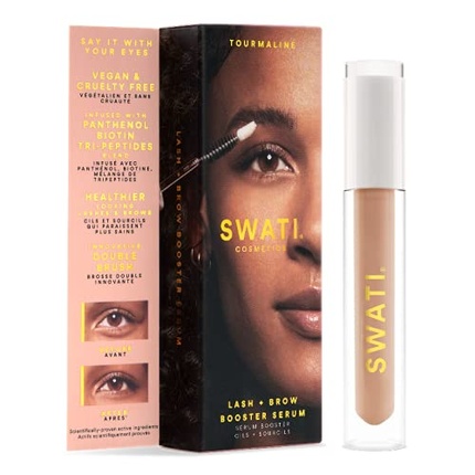 Сыворотка-активатор роста ресниц и бровей Swati Cosmetics с турмалином