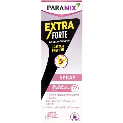 Спрей с усиленным действием и расческой Paranix