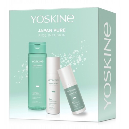 Набор для ухода за лицом Yoskine Japan Pure Rice Infusion