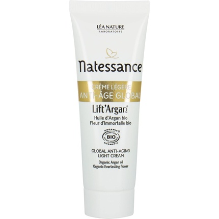 Эмульсия Антивозрастной уход за лицом Natessance Lift'argan Divine Light