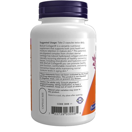 Капсулы Now Foods BioCell Collagen Hydrolyzed Type II