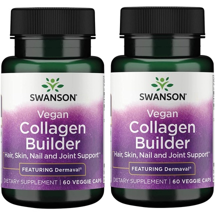 Капсулы Swanson Vegan Collagen Builder с Dermaval