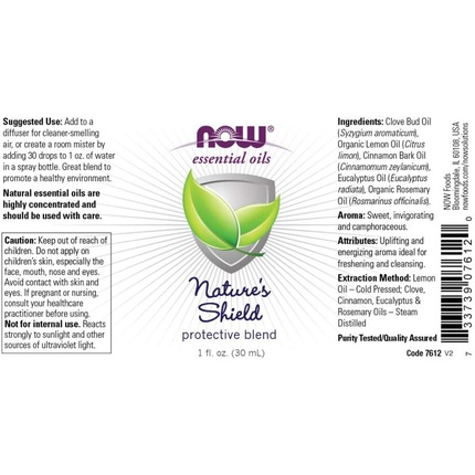 Смесь масел Now Foods Nature's Shield
