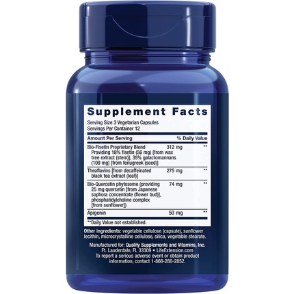Добавка Life Extension Senolytic Activator с Кверцетином и Фисетином