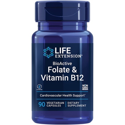 Капсулы Life Extension BioActive Folate & Vitamin B12