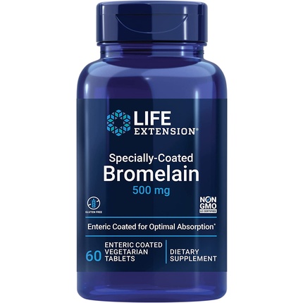 Таблетки Life Extension Специально Покрытый Бромелайн