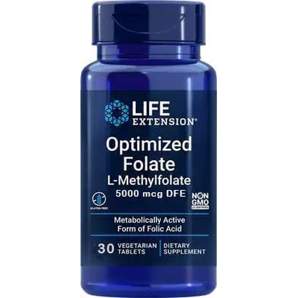 Таблетки Life Extension Высокоактивный Оптимизированный Фолат