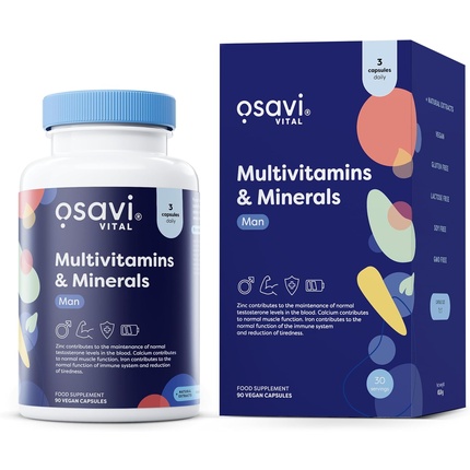 Мультивитамины и Минералы Osavi Полная Формула с 33 Питательными Веществами