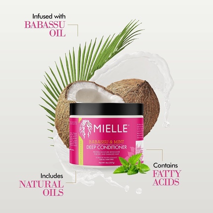 Интенсивно Увлажняющая Маска Mielle Organics Babassu & Mint