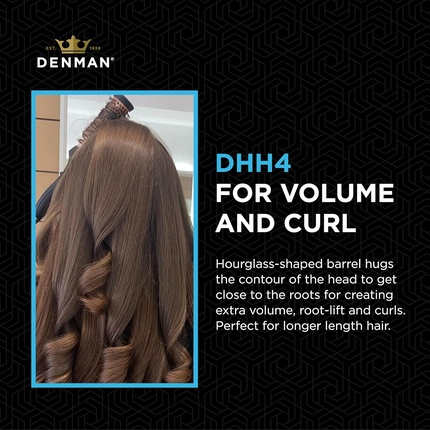 Щетка для укладки Denman Thermo Ceramic Песочные часы (Hourglass) для горячей завивки
