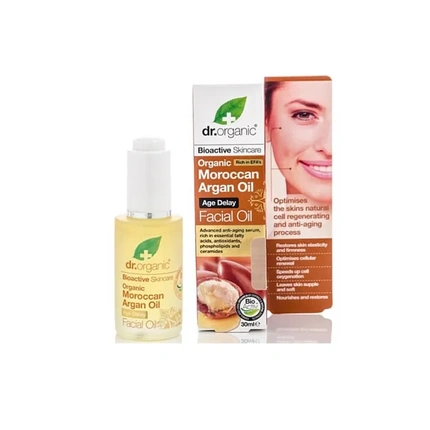 Масло для лица Dr Organic Марокканское аргановое масло