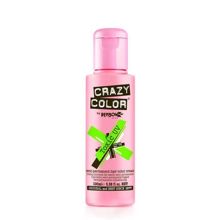 Набор для окрашивания волос Renbow Crazy Color Неоново-зеленый