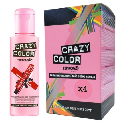 Стойкая краска для волос Renbow Crazy Color Vermillion Red