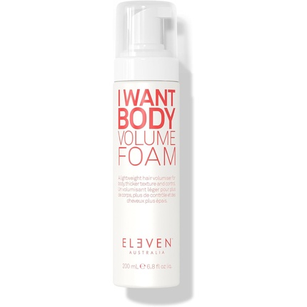 Mousse Eleven Australia Styling I Want Body Volume Foam