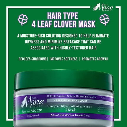 Кондиционер The Mane Choice Leaf Clover Средство для Управления и Смягчения