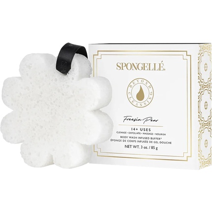 Гель для душа с встраиваемым спонжем Spongelle Boxed Flower