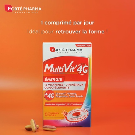 Энергетическая пищевая добавка Forté Pharma Multivit' 4г