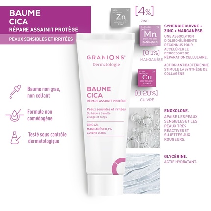 Увлажняющий крем Granions Dermatologie Cica Бальзам-крем