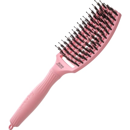 Круглая щетка Olivia Garden Fingerbrush Combo Medium Think Pink