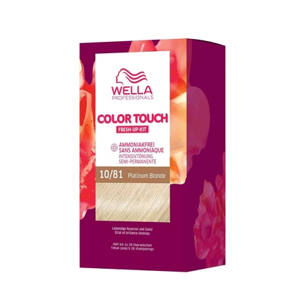 Полуперманентная краска для волос Wella Professionals Color Touch Набор для Корней, включающий Маску для волос Платиновый Блонд