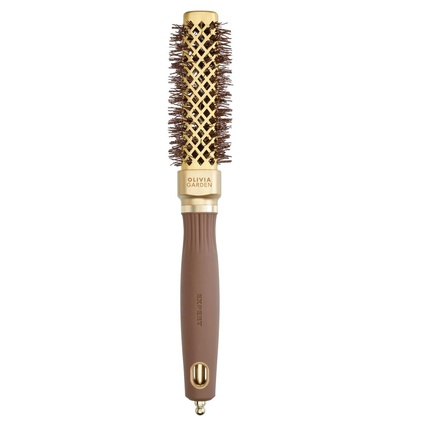 Круглая щетка Olivia Garden Expert Blowout Straight Gold & Brown