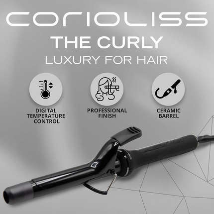 Щипцы для завивки Corioliss Curly Hair Curler Tourmaline Ceramic