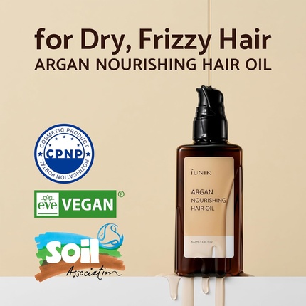 Сыворотка-масло для волос Iunik Argan 3.9% Hair Oil Serum Питательная для сухих и поврежденных волос - Анти-фриз