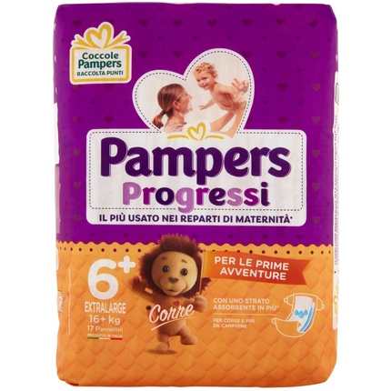 Подгузники Pampers Progressi Extralarge