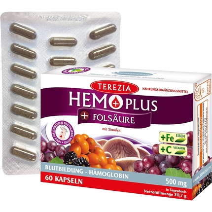 Добавка Terezia HEMOPLUS Поддержка Иммунной Системы и Питательных Веществ Крови