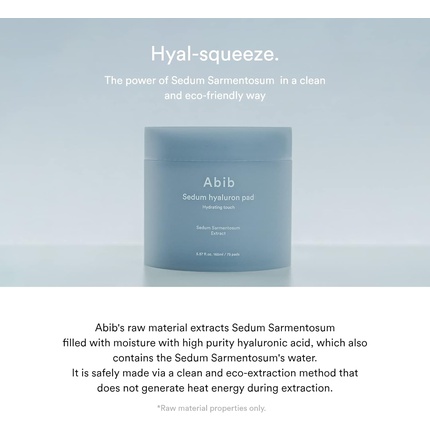 Тонер-пэд Abib Sedum Hyaluron Pad Hydrating Touch