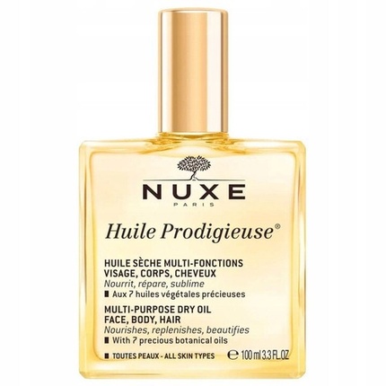 Сухое масло NUXE Huile Prodigieuse для лица, тела и волос