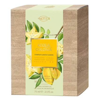 Набор Eau De Cologne и гель для душа 4711 Acqua Colonia Starfruit White Flowers