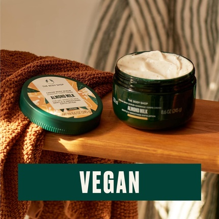 Скраб для тела The Body Shop Миндальное молочко-крем