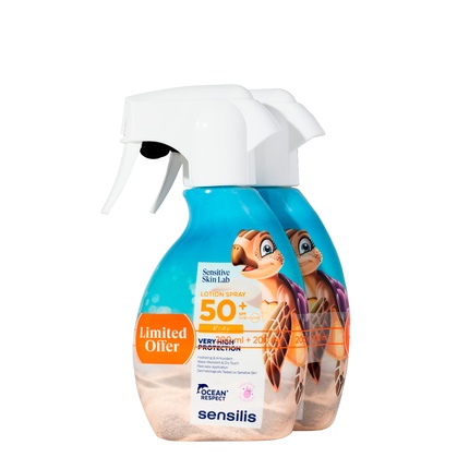 Лосьон-спрей для защиты от солнца Sensilis Pediatrics Sunscreen Spf50+