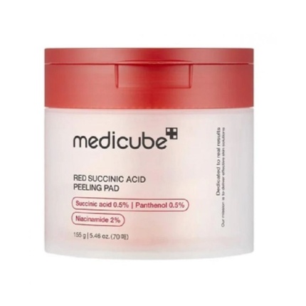 Тонер-пэды Medicube Red с янтарной кислотой (Facial Toning Pads)