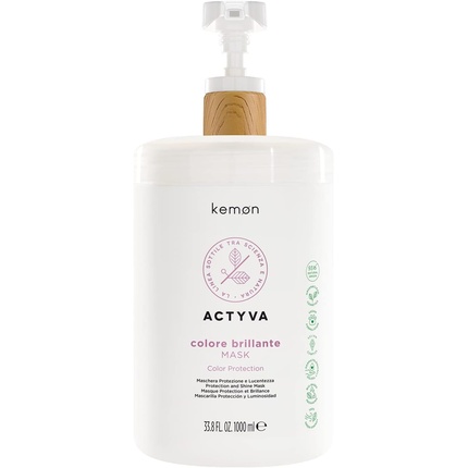 Маска для блеска волос Kemon Actyva Colore Shiny Hair Mask