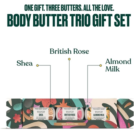 Набор из трех масел для тела "The Body Butter Trio Gift Set" от The Body Shop