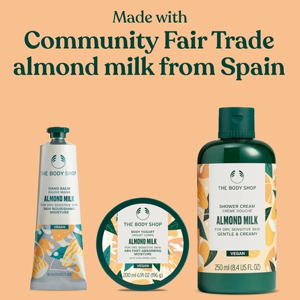 Кремовый гель для душа The Body Shop Almond Milk Essentials Gift Set