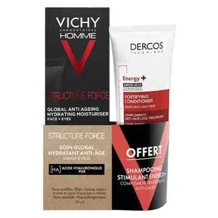 Vichy Homme Structure Force Глобальный увлажняющий антивозрастной уход