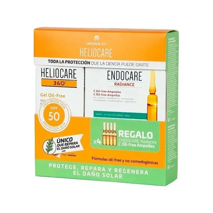 Heliocare 360 Гель без масел SPF 50 Набор