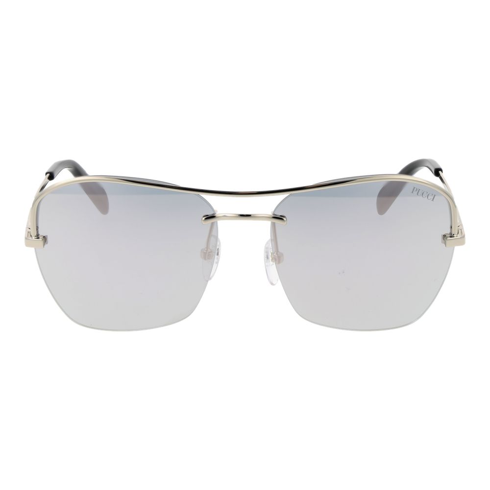Silver Metal Sunglasses Emilio Pucci