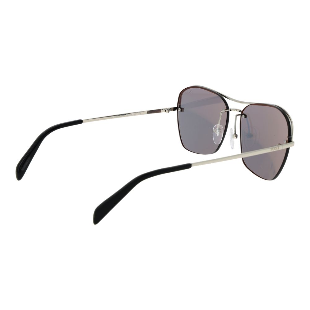 Silver Metal Sunglasses Emilio Pucci