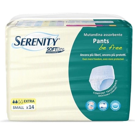Serenity Soft Dry Sensitive Be Free Extra Pannoloni Pants Размер S 14 шт.