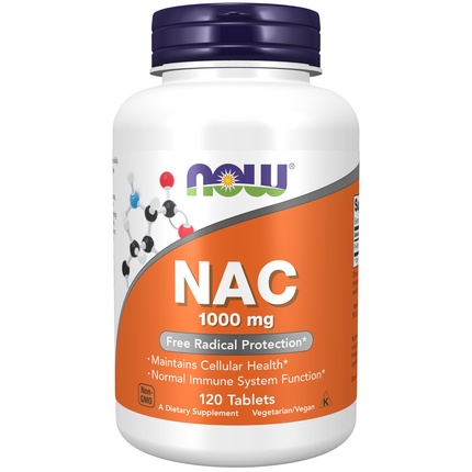 NOW NAC (N-Ацетилцистеин) Таблетки