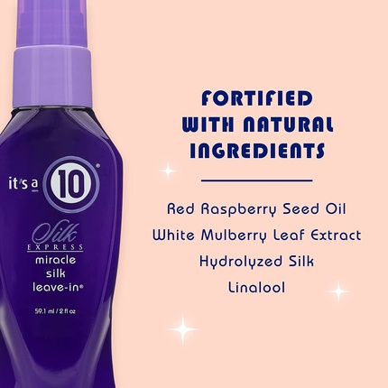Лак для волос Its A 10 Miracle Silk Express Leave-In