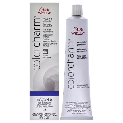 Стойкая крем-краска для волос Wella Light Ash Brown