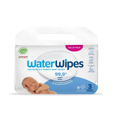 Водные салфетки для уборки, упаковка WaterWipes