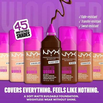 Тональная основа Make 'Em Wonder Foundation NYX