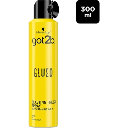 Лак для волос Schwarzkopf Got2b Glued Blasting Freeze Spray Сильная фиксация
