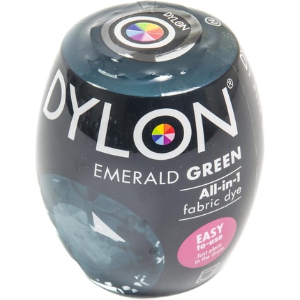 Капсула для машинной окраски Dylon Изумрудно-зеленый и пудрово-розовый